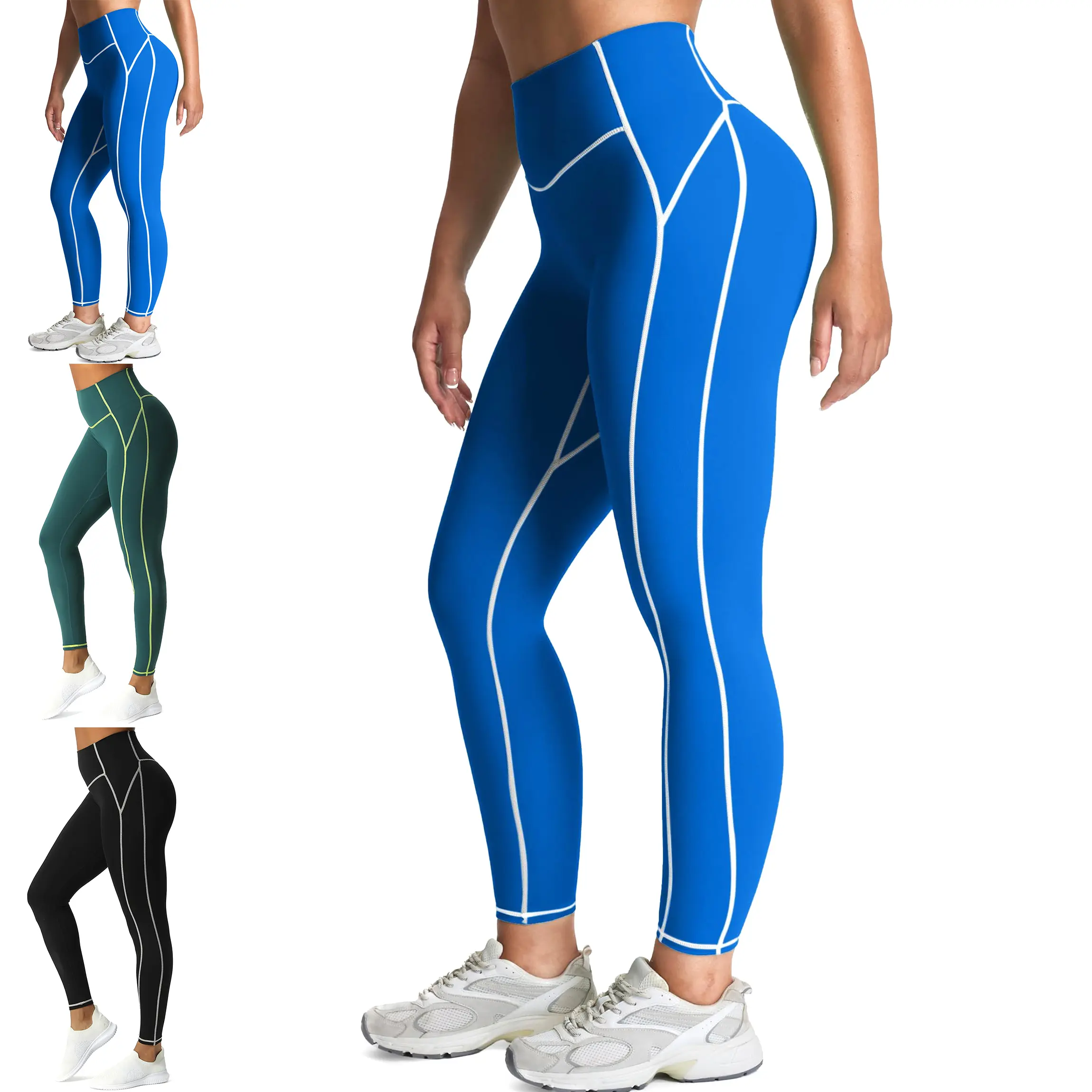 Buenoble Workout Leggings for Women High Waisted Lexi Lined Yoga Gym Pants