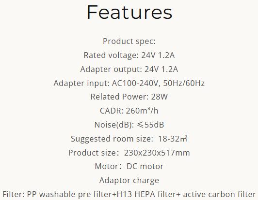 Pet Air Purifier for Home, 3-in-1 HEPA Filter Captures Pet Dander, Odors & Hair, Quiet Air Cleaner for Dogs & Cats
