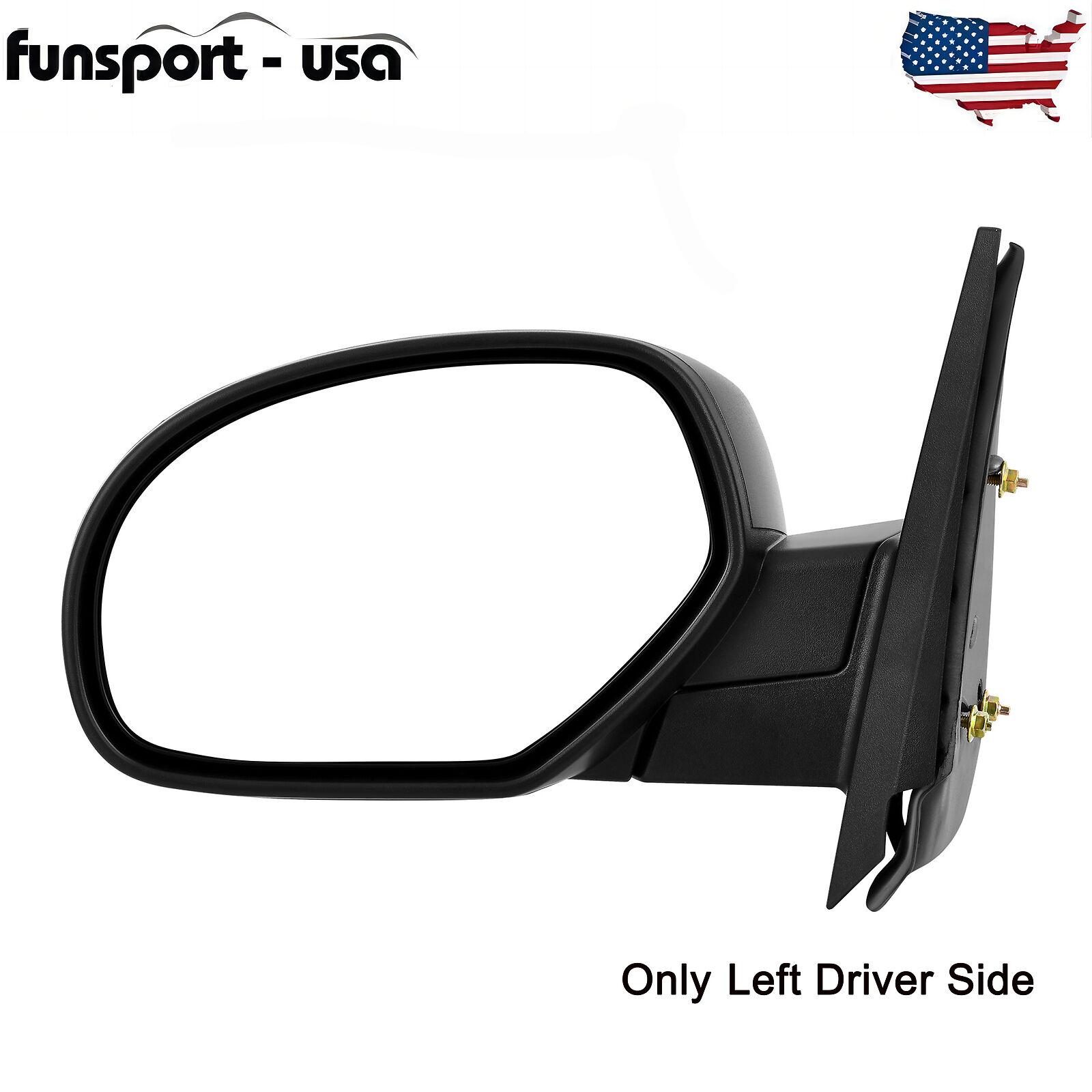 YITAMOTOR Right/Left Passenger Side Mirror Compatible with 2007-2013 Silverado Sierra 1500, 2500, 3500, Avalanche Suburban Tahoe Yukon