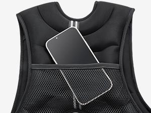 Adjustable Weighted Vest (6/8/12/16/20/25/30 lb) — Reflective Running Stripe · Breathable Snug Fit for Men & Women | Strength Training · Running · Walking · HIIT
