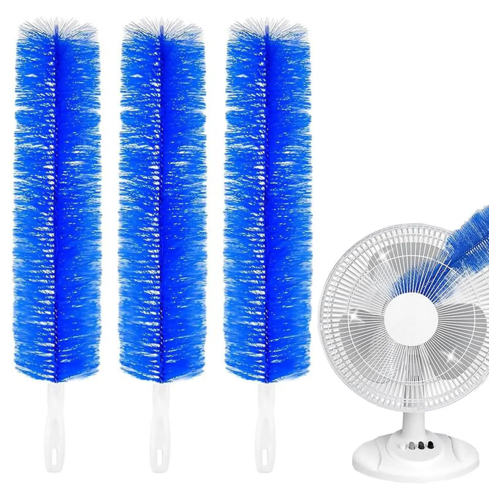 Flexible Microfiber Head Dust Wiping Tool, Reusable Washable Cleaning Accessory for Ceiling Fan Blade Dust Removal