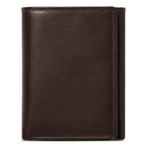 Dutton ID Trifold Wallet for Men - Leather Wallet with 3 Fold Design