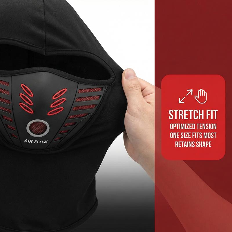 【Valentine's Day】Protection Windproof, Dust-Proof and Breathable Winter Warm Mask Balaclava Ski Face Mask Mototrcyle and Cycling Thermal Face Mask for Men and Women Black ski  masks mask  men
