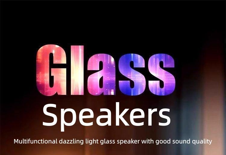 Black and gold Bluetooth speaker, Hi-Res certified, 360° surround sound, 9D deep bass, Bluetooth 5.3, ambient lighting, high-definition vocals, perfect for home theater/gaming and music listening, compatible with all devices