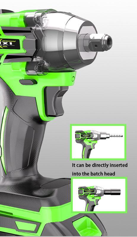 21V Brushless Cordless Impact Wrench - 1/2 in Drive, 450N.m High Torque, 3500RPM Power Tool, 4.0Ah Battery, Charger & Socket Kit, Cordless Brushless Tool for Car Tire Repairs, Ideal Gift for Men, Cordless Brushless Tools, Power Tools