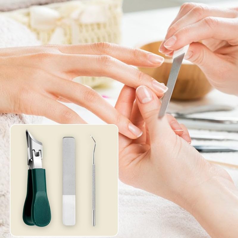 Eagle Beak Beveled Nail Clippers,3-Piece Sets of Eagle Beak Beveled Nails Clippers, Long Handle Wide Jaw Opening Anti-Splash Slanted Nail Clipper for Thick Nails, Seniors&Ingrown Care (2Pcs) Eagle Beak Beveled Nail Clippers,3-Piece Sets of Eagle Beak Beveled Nails Clippers, Long Handle Wide Jaw Opening Anti-Splash Slanted Nail Clipper for Thick Nails, Seniors&Ingrown Care (2Pcs)