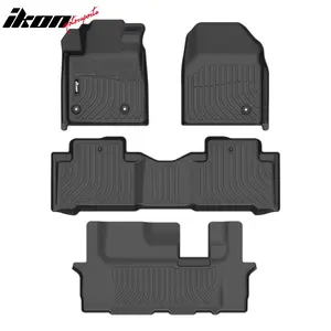 3D Floor Mats Carpet Liners Pad for Honda Pilot 8 Seats 2009-2015 TPE