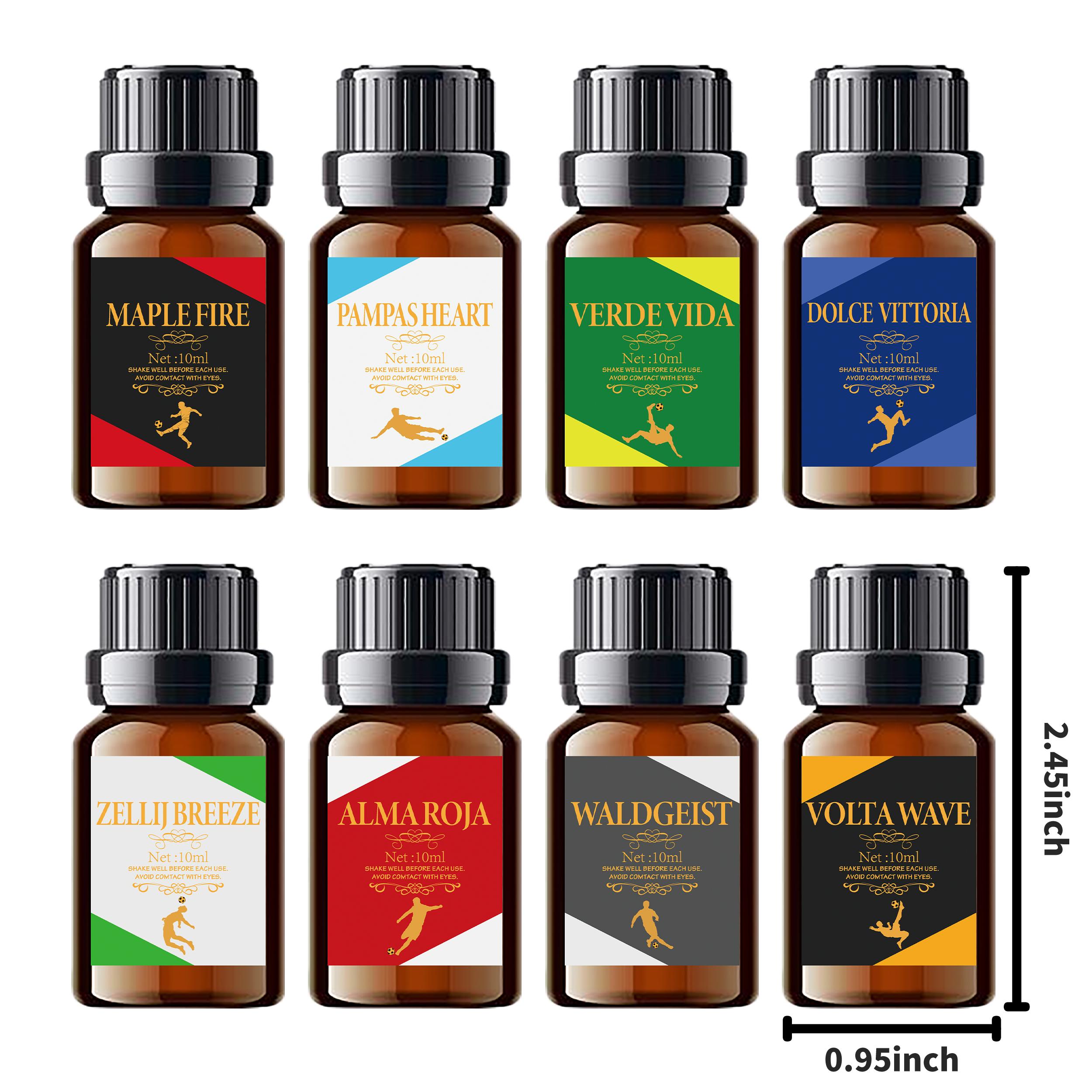 Shonoppy Hotel Essential Oil Set - 8 Bottles Long-Lasting Scent Perfume Diffuser Oil, Usable for Skin Smoothing, Car Aroma Diffuser, Humidifier, Candle Soap DIY, Home Fragrance, Luxury Gift