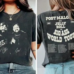 BIG ASS The Stadium Tour Post Mal Jelly Tee Roll Concert Tour shirt, Posty Beautifuly Broken Rapper Posty Tour Concert Tour Tee, Gift For Him, Gift For N5J