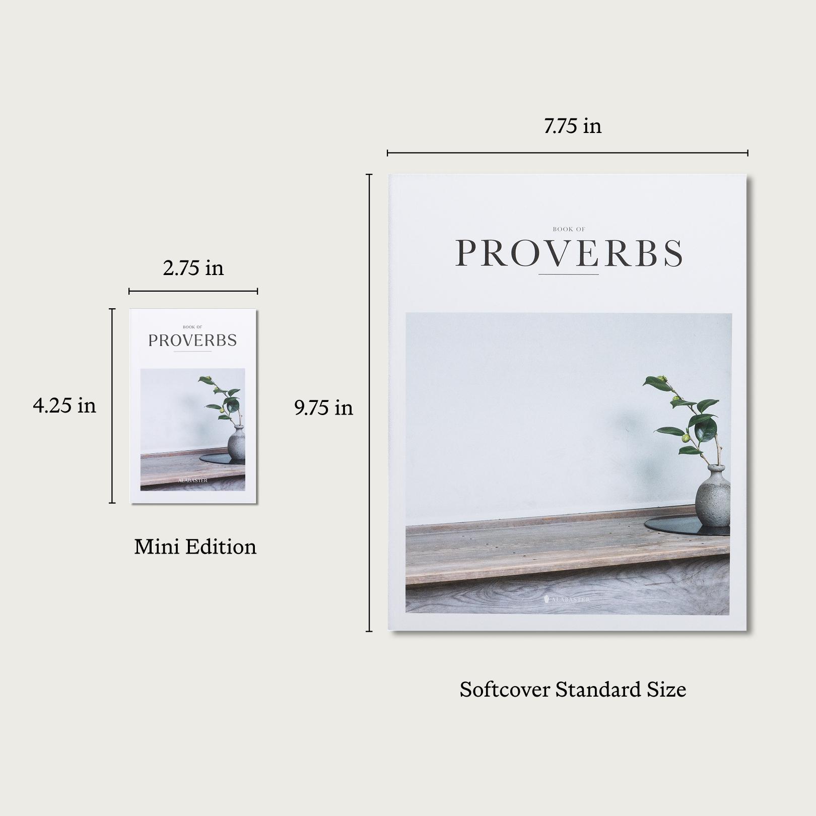 Alabaster Wisdom Pairing: Psalms & Proverbs - Hardcover christian books bible