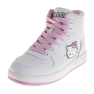 Hello Kitty Girls High Top Sneakers Lace-Up (Big Kid)