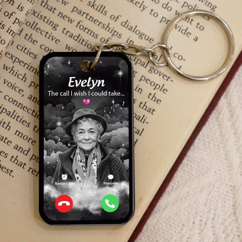 The Call I Wish I Could Make- Personalized Photo Acrylic Keychain
