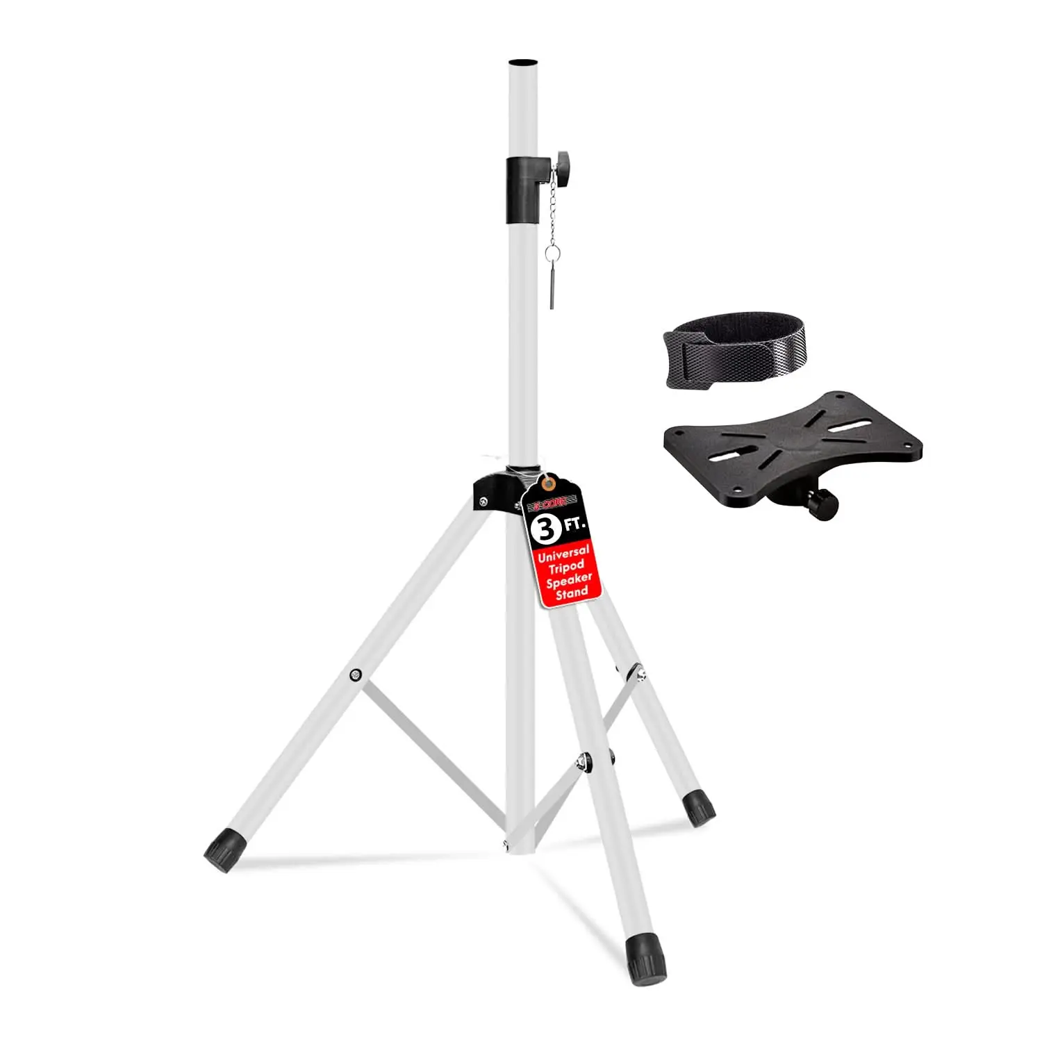 5 Core Speaker Stand Tripod Heavy Duty Adjustable 36" Universal Mount for PA DJ Studio