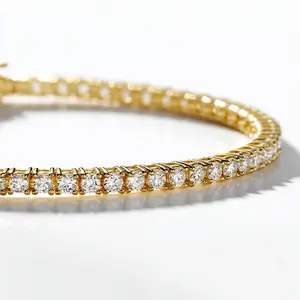 Glow Tennis Bracelet Yellow Gold