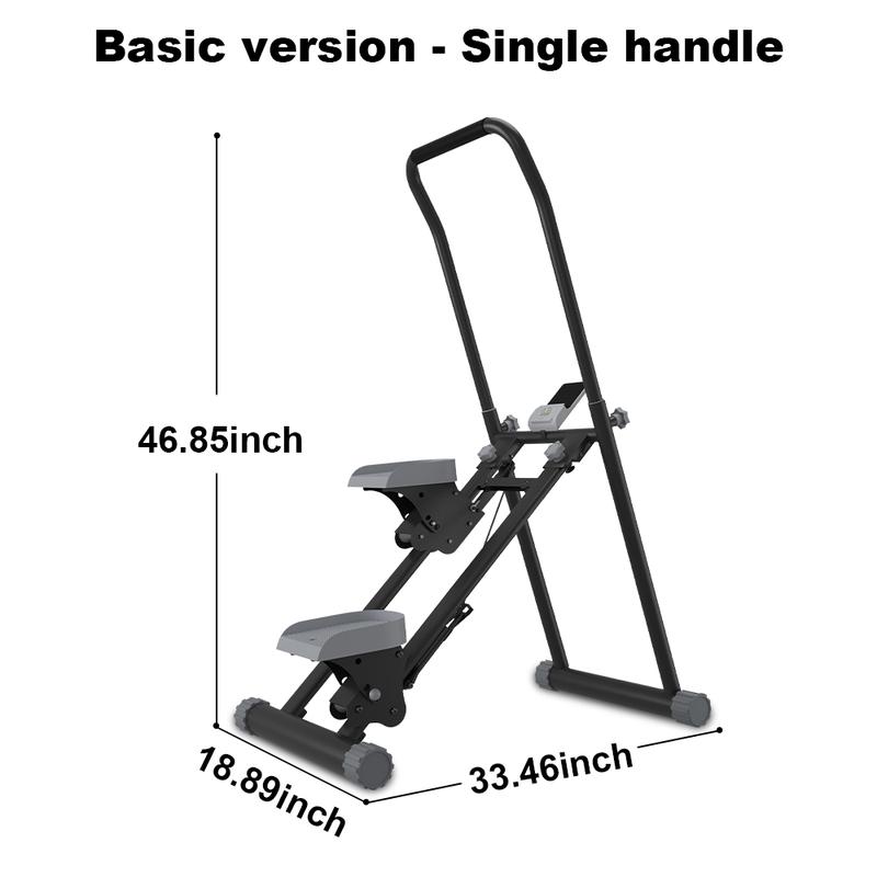 OVER SELF Vertical Climber Exercise Stair Stepper with Handlebar for Full-Body Workout Compact Cardio Climber Exercise Machine Vertical Climber for Home Gym Full Body Workout 220lbs Weight Capacity