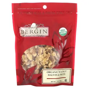 Bergin Fruit and Nut Company Organic Walnut Halves & Pieces, 5 oz (142 g)