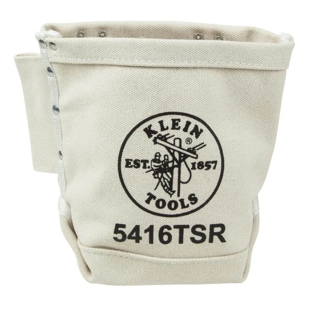 9 in. Canvas Bull-Pin and Bolt Tool Bag with Drain Holes