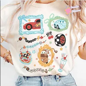 Coquette Lightning #MccQueenn Retro 95 Youth and adult Shirt, Tow Mater Cars Movie, Cute Funny Hoodie, WDW Studio Vacation Family Matching Shirts 1S9M