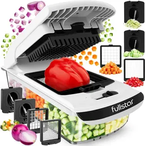 Fullstar Vegetable Chopper & Slicer | Stainless Steel Blade, Onion Dicer, Food Prep Kitchen Gadgets | Perfect for Quick Meal Prep | Perfect Gift!