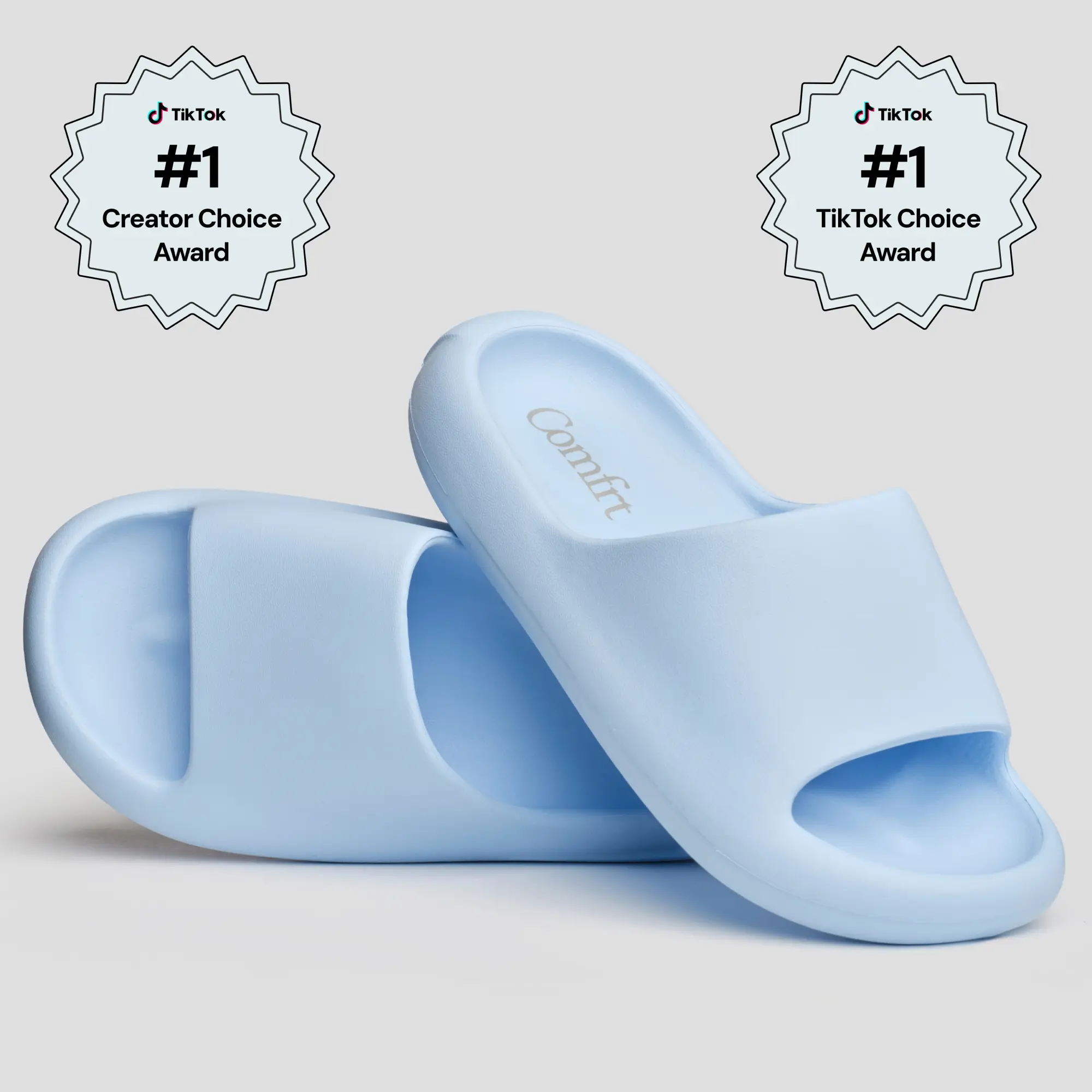 Comfrt | Marshmallow Slides | Comfy Slip On Shoes with 1.4"" EVA Cushioning