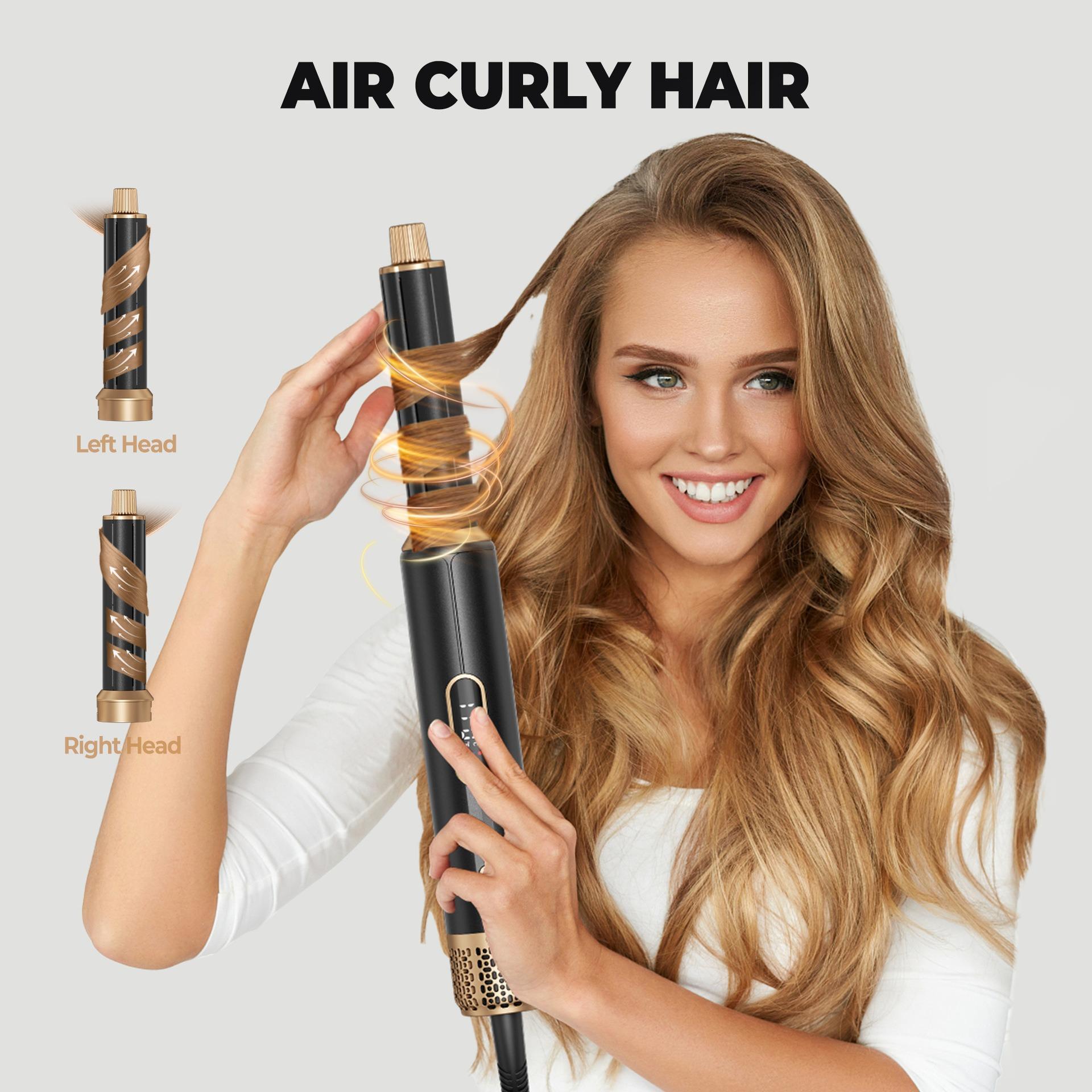 5-in-1 Hair Dryer Brush System High- Speed Air Brush,Curling Wrap, Curling Iron Amazon.com : Blow Dryer Brush 5 in 1, Negative Ion Hair  main image 3