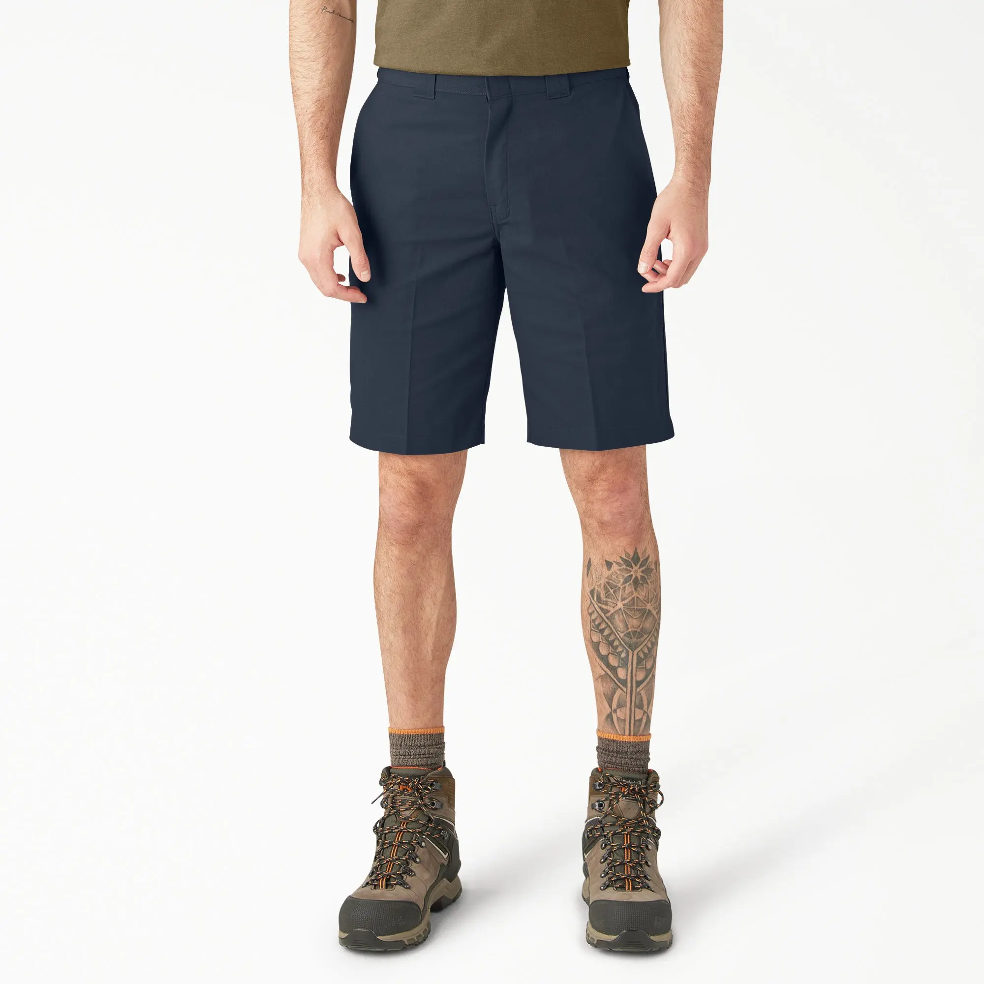 Dickies Men's FLEX Relaxed Fit Work Shorts, 11", Relaxed Fit Workwear Durable, Workwear Style