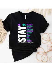 Stay Tomorrow Needs You Shirt, Kind Loved Positive TShirt, Suicide Prevention Tee, Mental Health Shirt, You Matter Shirt, Therapist TShirt