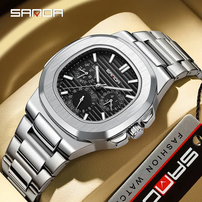 Men's Classic Automatic Mechanical Male Watch - Premium Alloy Case, 24-Hour Disk, Date/Week Function, Waterproof Open Dial, Bluetooth Speaker with Subwoofer, Lighting Necklace, Bust Jewelry Display Set, Everyday Wear Metal Watch