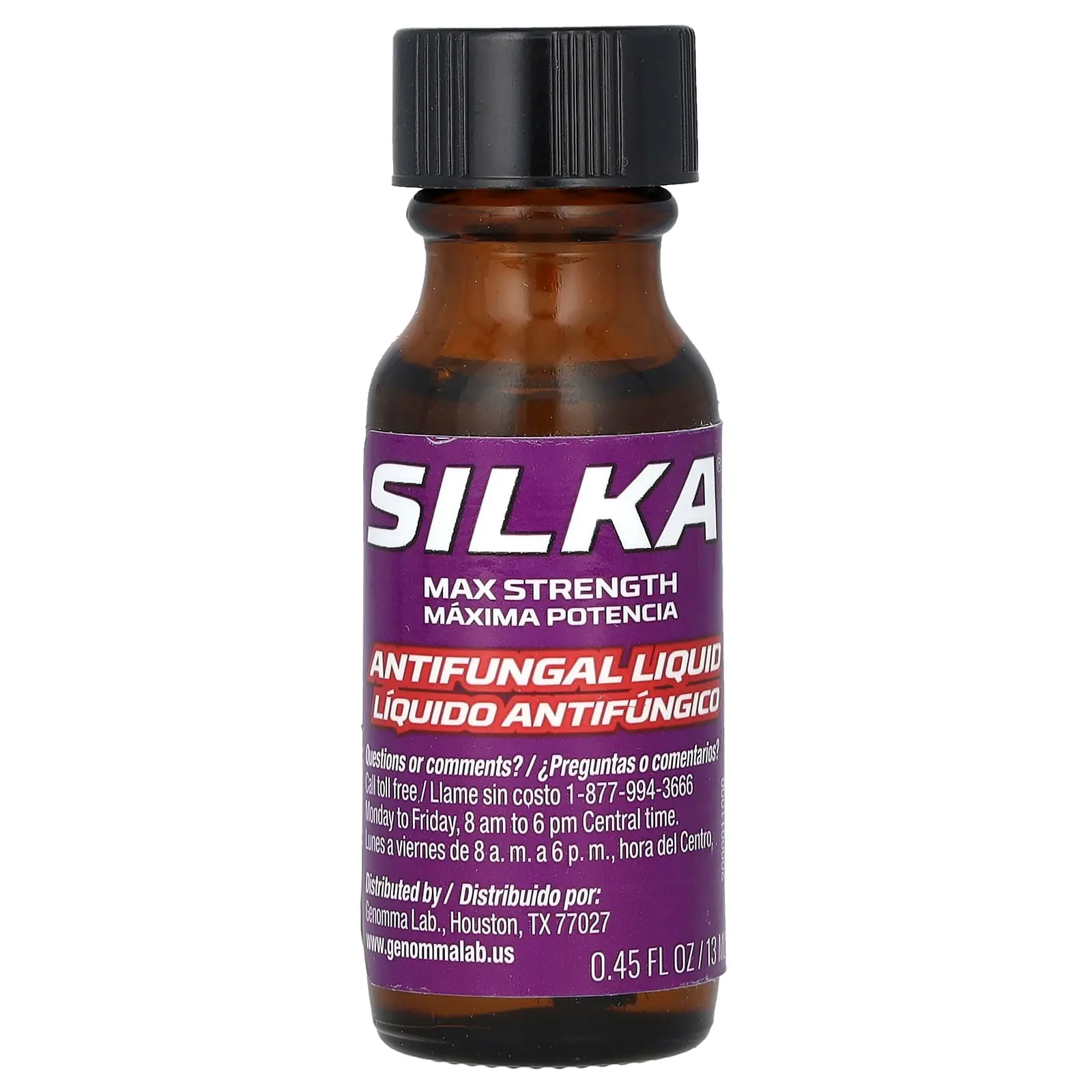 Silka Antifungal Liquid, Max Strength, 0.45 fl oz (13 ml) | HSA/FSA Eligible