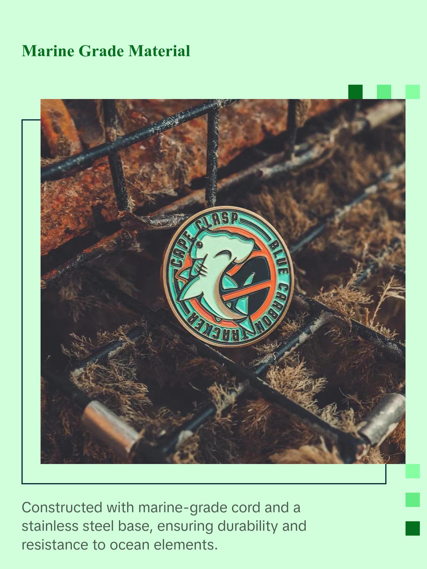 Hammerhead Shark Tracker Bracelet – Real-Time Shark Tracking, Ocean Conservation Jewelry | Cape Clasp