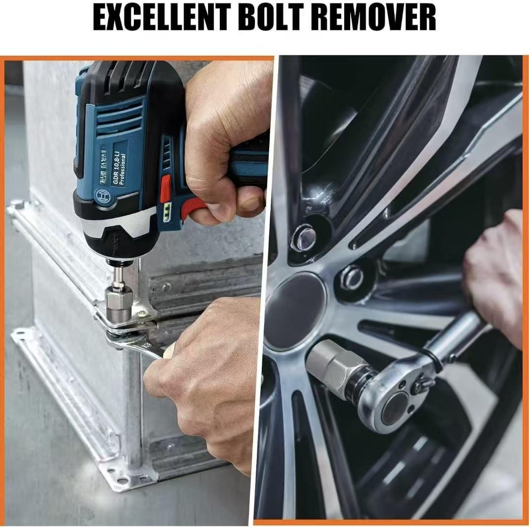 Bolt Extractor Kit 13 Pcs Stripped Bolt Extractor Set Impact Bolt Nut Easy Out Remove Rusted Frozen for Drill Use