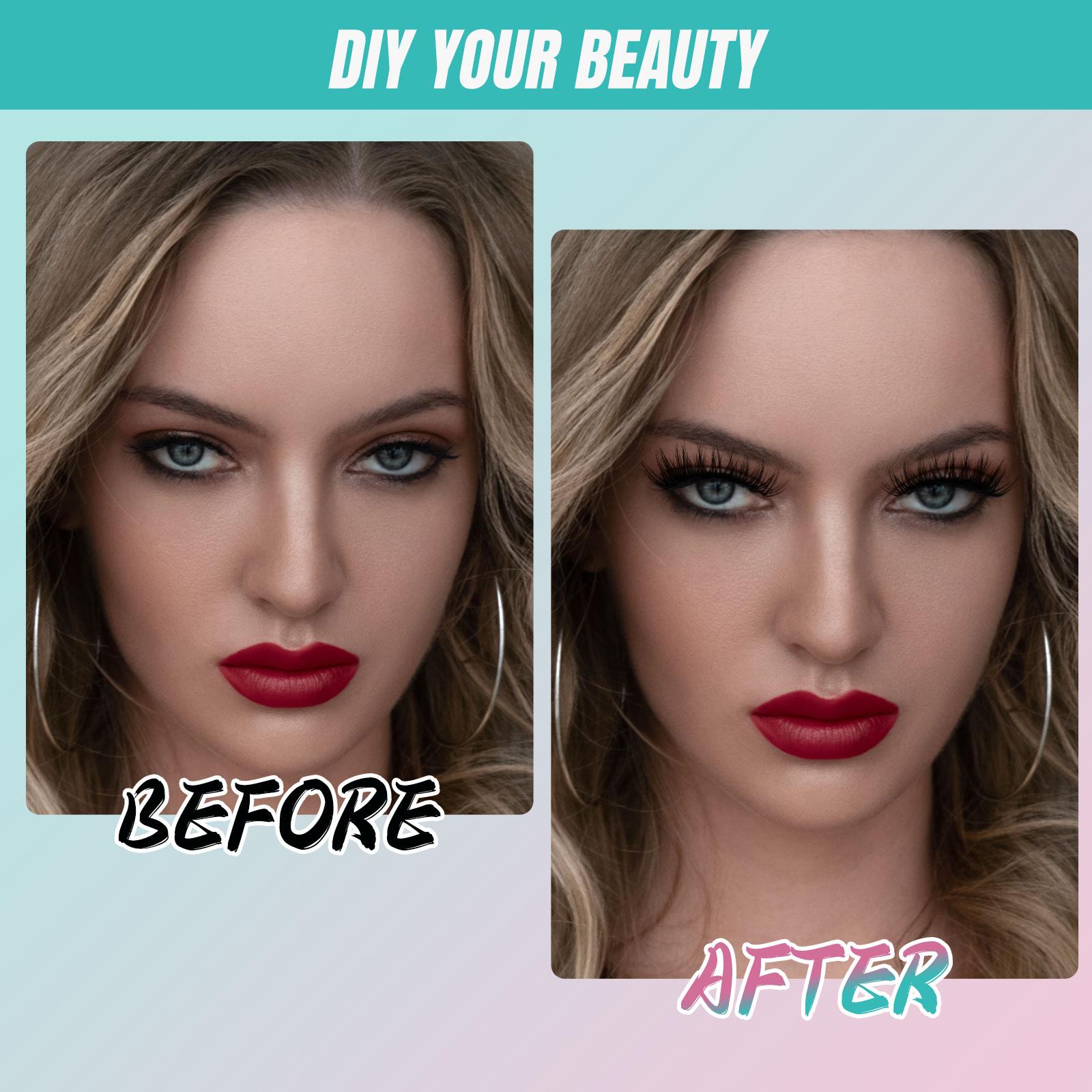 AMZGIRL LASH 84PCS Diy Lash Extension Kit Prism Eyelashes Makeup Cosmetic