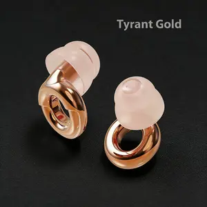 Noise Canceling Earplugs Silver 1 Set (Includes 3 Pairs of Replaceable Earplugs in S, M, L Sizes) - Noise-Control Earplugs That Mute Background Noise, Enhanced Custom Fit Noise Reduction Mode, 1 Pair + Storage Case