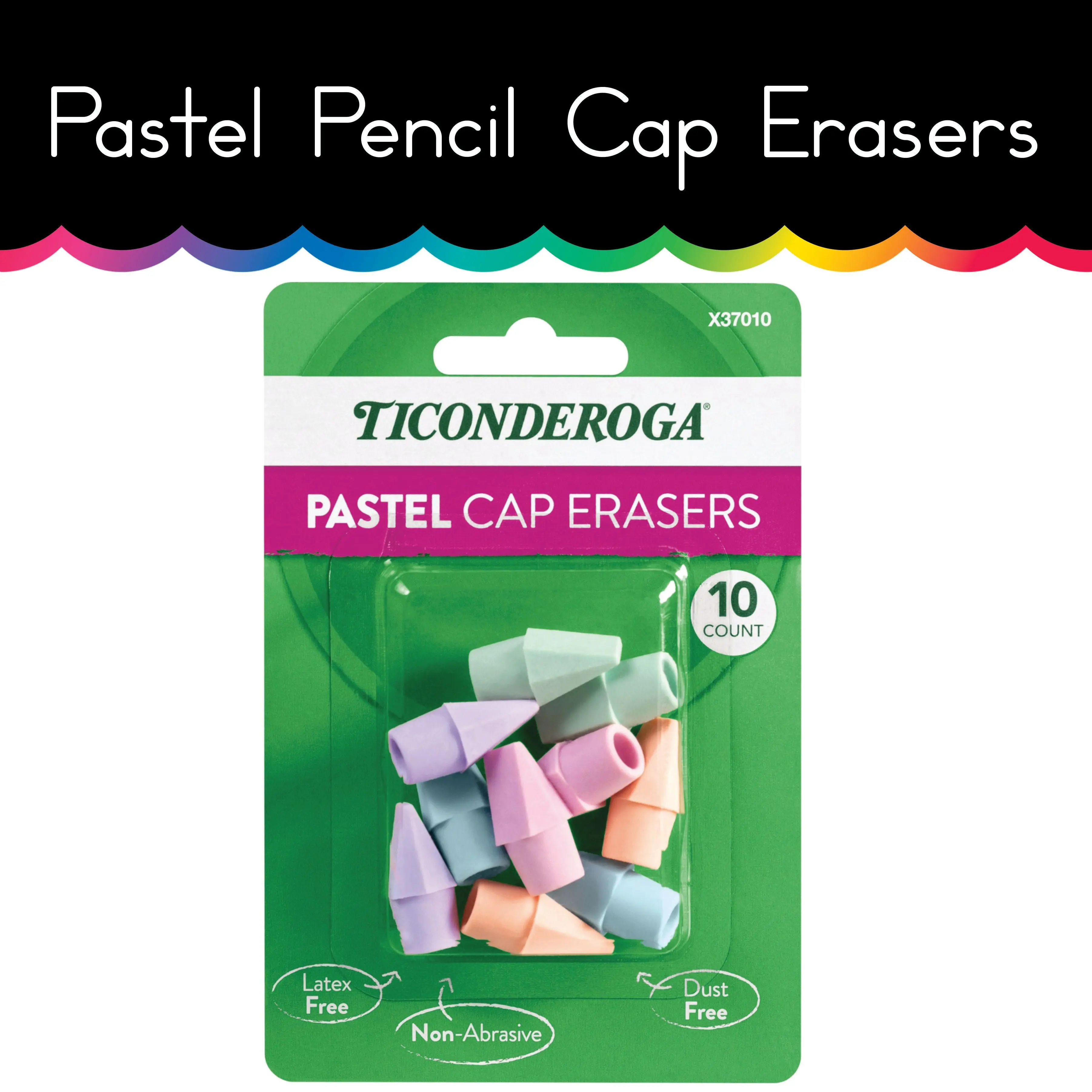 Pastel Pencil Cap Erasers Pastel Pencil Cap Erasers