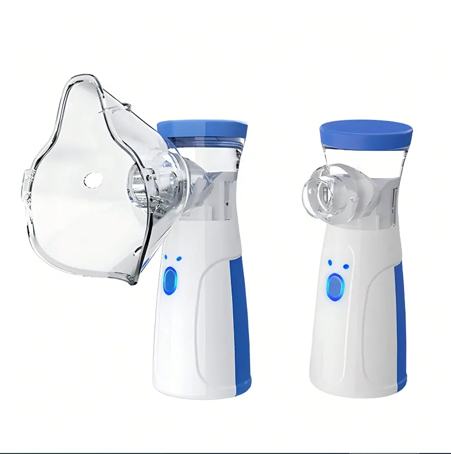 2PCS Portable Smart Humidifier with Auto-Cleaning & Dual Modes,  Handheld Humidifier for Respiratory Care at Home/Travel, Adult & Kid-Friendly Design (No Include Battery)