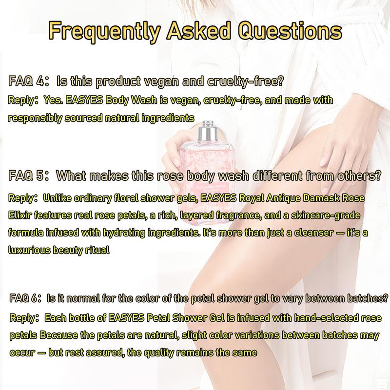 【SW-1】Easyes Rose Essence Native Body Wash - Red rose fragrance 3X repair Deep Moisture Soft Skin for Dry & Sensitive Skin Instant relief of dryness and itching vegan no animal testing The best choice for gifts TikTokShopBlackFriday 【SW-1】Easyes Rose Essence Native Body Wash - Red rose fragrance 3X repair Deep Moisture Soft Skin for Dry & Sensitive Skin Instant relief of dryness and itching vegan no animal testing The best choice for gifts TikTokShopBlackFriday