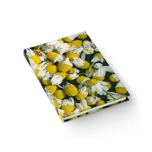 Pocket Full of Daisies Journal | Custom Cover Floral Botanical Hardcover Notebook | Personalized Daisy Aesthetic for Growth, Gratitude & Gifts