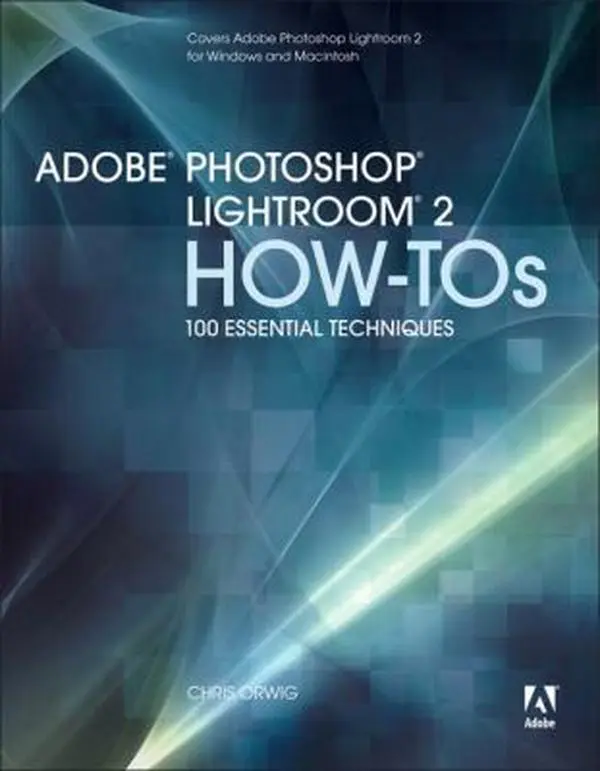 Used Adobe Photoshop Lightroom 2 Tutorial Book - 100 Essential Techniques by Chris Orwig, Paperback, Good/VG Condition, 0.95 lbs