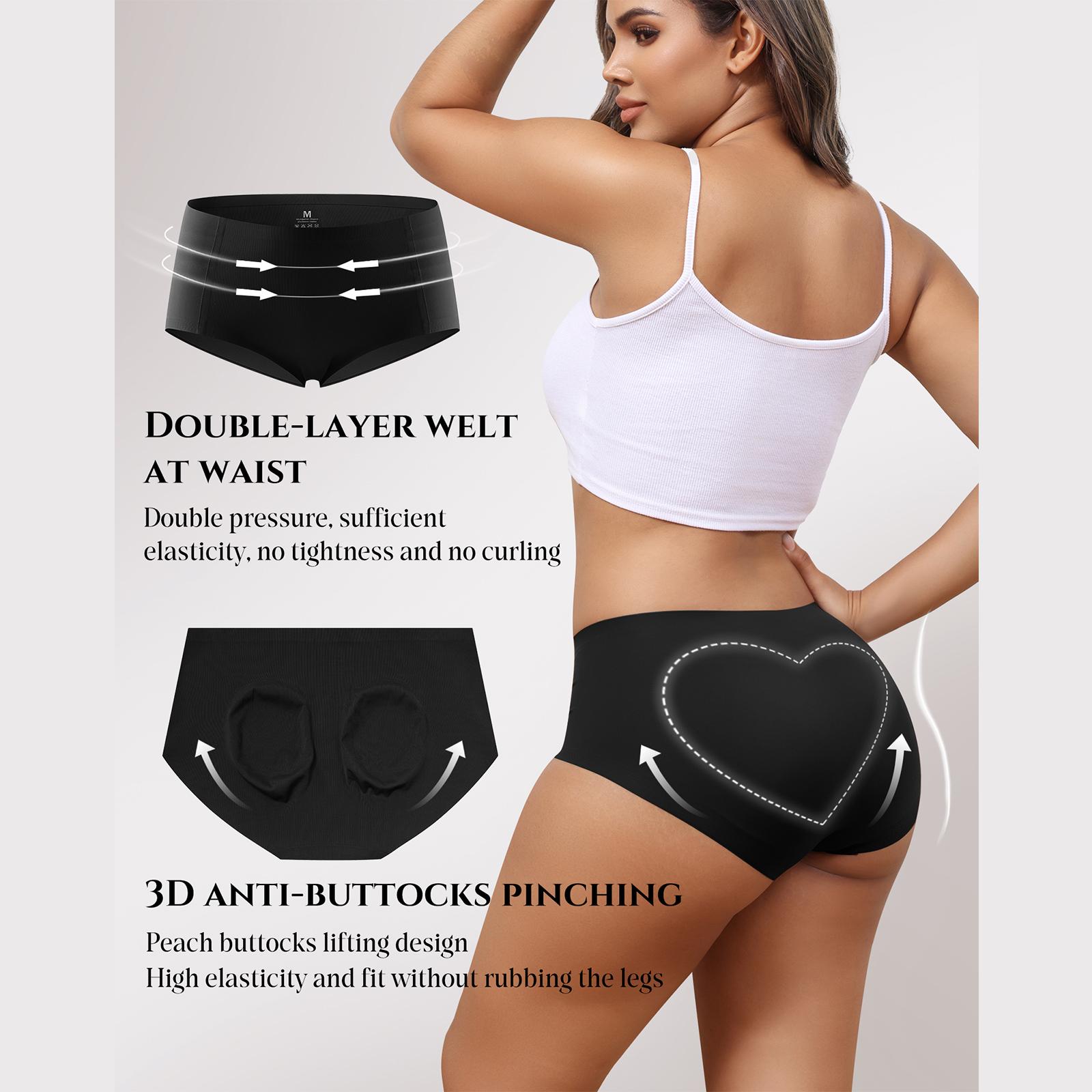 LEVAO Women’s Seamless Mid-Waisted Underwear, No Show Full Coverage Briefs, Stretchy Breathable Panties 6/12 Pack S-XXL, Everyday Comfort Womenswear LEVAO Women’s Seamless Mid-Waisted Underwear, No Show Full Coverage Briefs, Stretchy Breathable Panties 6/12 Pack S-XXL, Everyday Comfort Womenswear