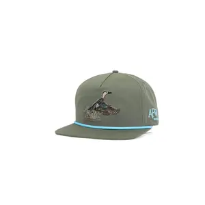 Moss Green Blue Wing Teal RipStop Hat for Men and Women - Fashion Accessory Snapback Cap