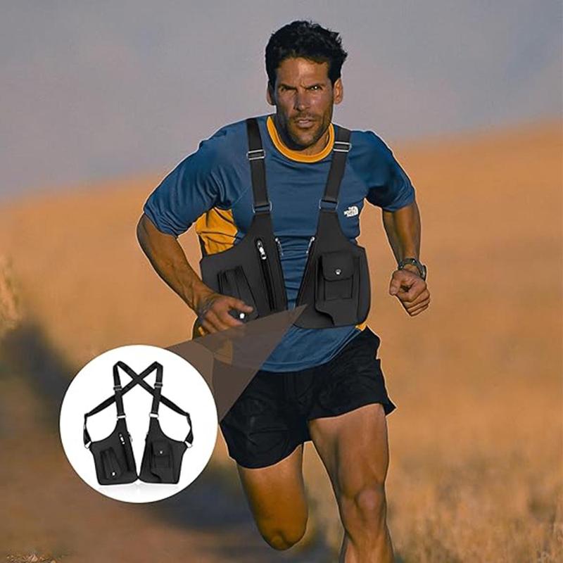 Double Shoulder Armpit Bag, 2026 New Men Anti-Theft Underarm Wallet Pocket Holster Phone Leisure Double Shoulder Pouch