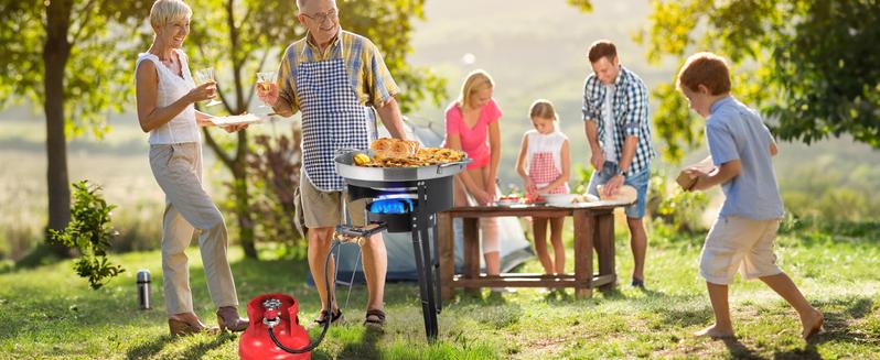 ROVSUN 23" Concave Comal Set with 80,000BTU Propane Stove, Stainless Steel Discada Disc Cooker with Burner Stand for Backyard & Outdoor Cooking, Taco Para Cocinar Carnitas Tortillas Stir Fry Wok