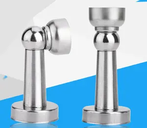 Strong Magnetic Floor Mounted Door Stopper Dual-use Hidden Door Suction Protect Door and Wall Decorative Accessories
