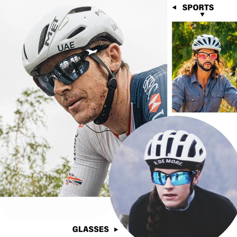 4 Pack Polarized Sunglasses-Men Sports Sun-glasses: Mens Sunglasses UV Protection for Fishing Driving Cycling