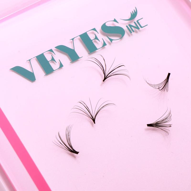 VEYELASH Cashmere Smart Self Fanning Eyelash Extensions Textured Lashes for Professional use