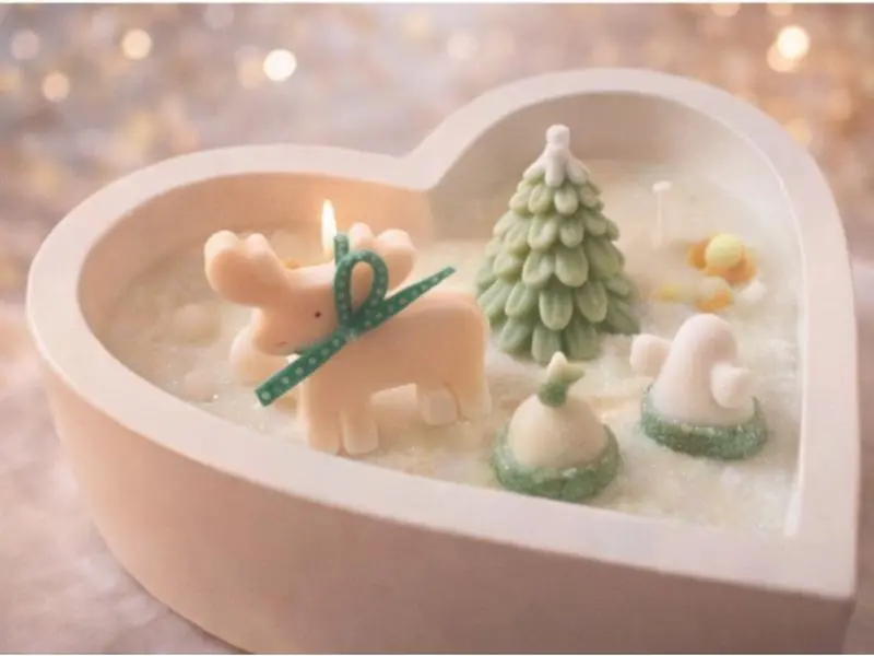 Floral Essence Dough Bowl Candle