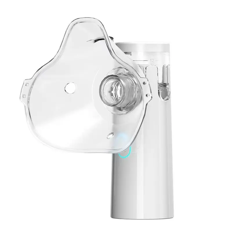 1PCS Rechargeable Ultrasonic Handheld Mist Sprayer withBuilt-in 400mAh Battery, Includes Mask & Mouthpiece,Compact & Self-Cleaning, Ideal for Home & Travel Use (Noneed to install batteries.)