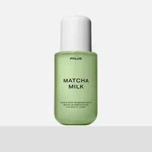 PHLUR Matcha Milk Body Mist - Full Size Hair & Body Fragrance Mist with Matcha, Macadamia Milk, Bergamot Zest & Black Tea (8 fl oz)