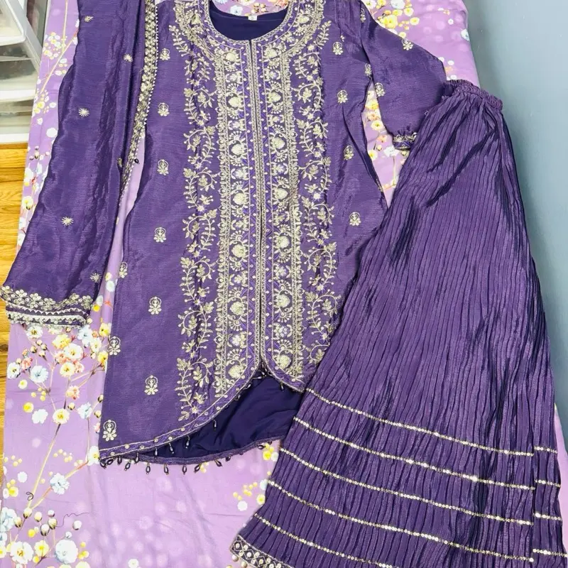 Gorgess 3 Piece Sharara Dress Set in Body, Casual Style for Summer,  Comfortable Fit, Versatile Design, Ideal for Various Occasions - Maxi,  Womenswear - TikTok Shop