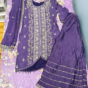 Gorgess 3 Piece Sharara Dress Set in Body, Casual Style for Summer, Comfortable Fit, Versatile Design, Ideal for Various Occasions - Maxi, Womenswear